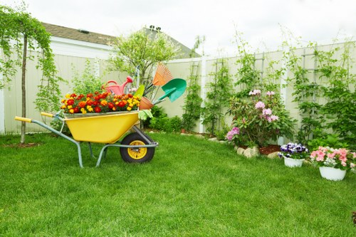 Low-carbon van used for sustainable landscaping waste collection